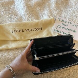 Louis Vuitton Black Epi Leather Wallet